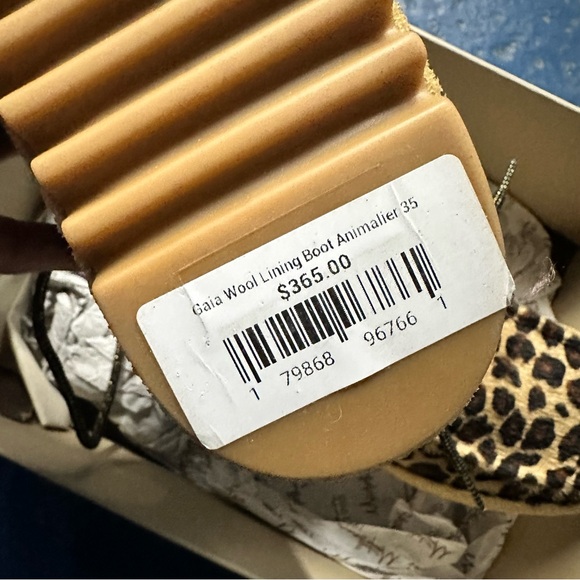 NEW montelliana 1965 gaia leopard boots - Picture 3 of 5